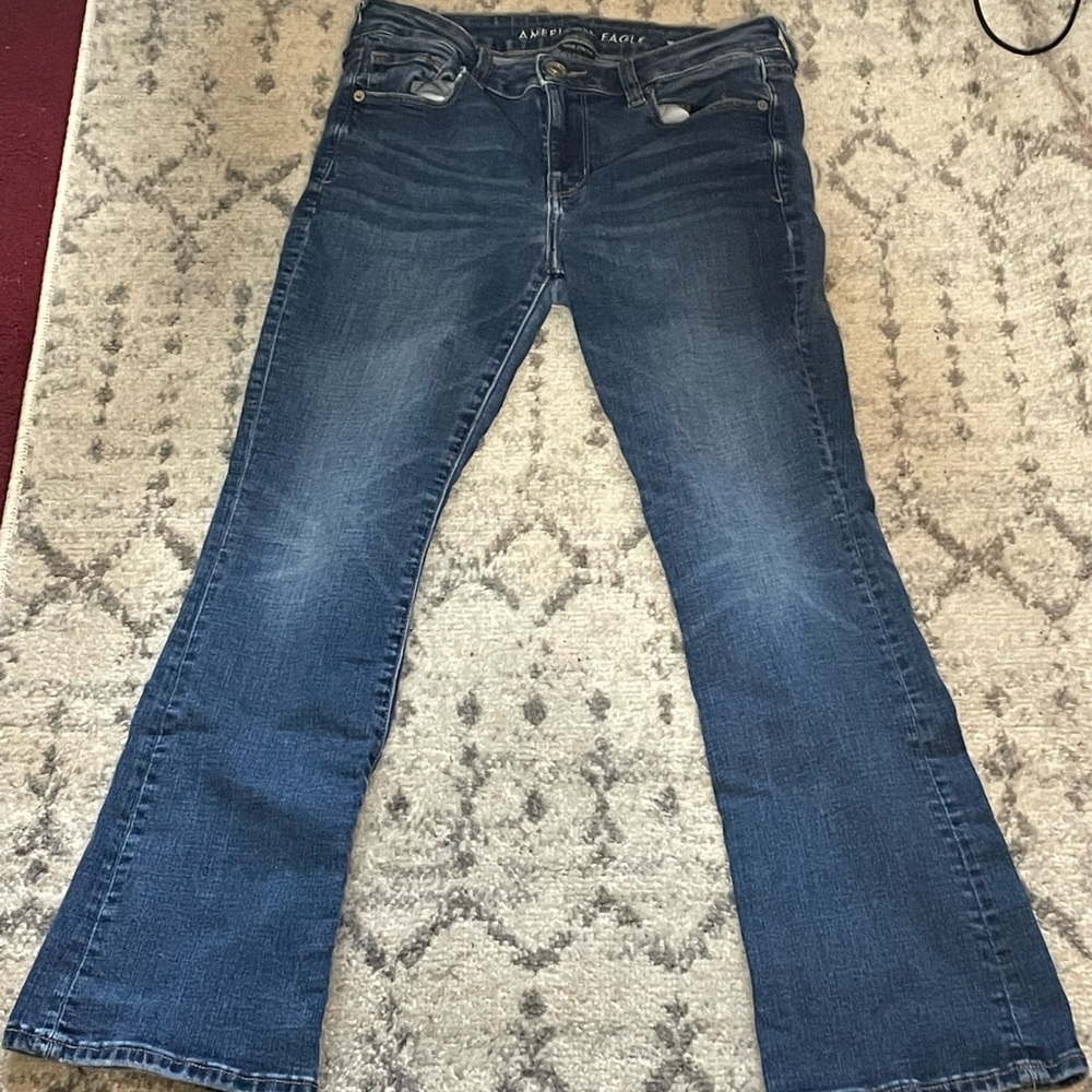 Super Stretch American Eagle Kickboot Jeans